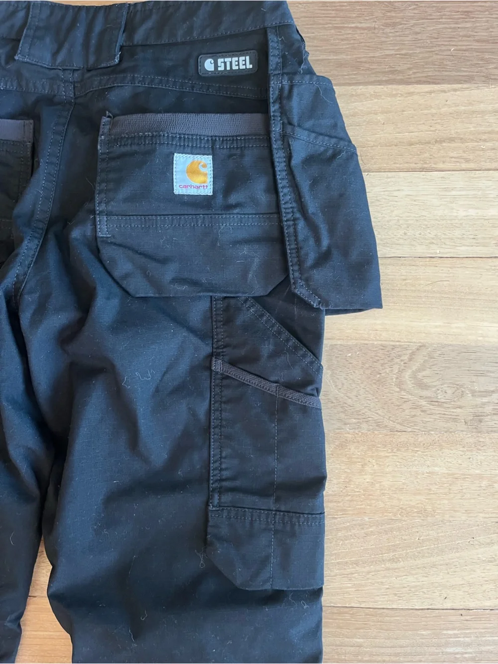 Carhartt Steel Rugged Flex Relaxed Fit Ripstop Double-Front Cargo Work Pant